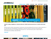 Tablet Screenshot of anodal.com.pl